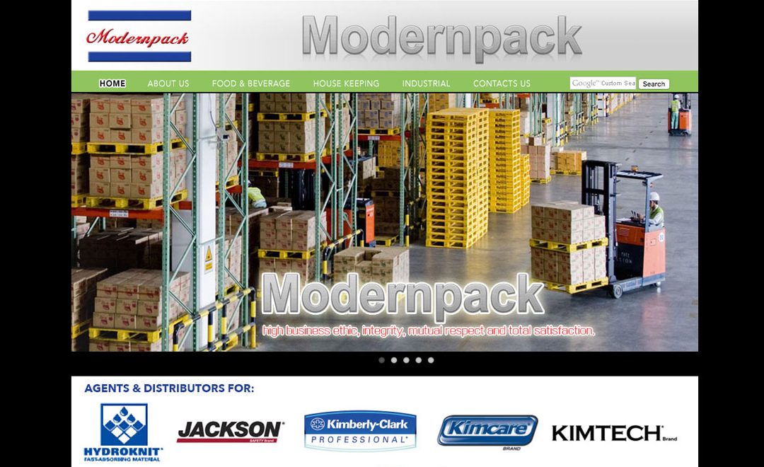 Modernpack 现代企业公司网站