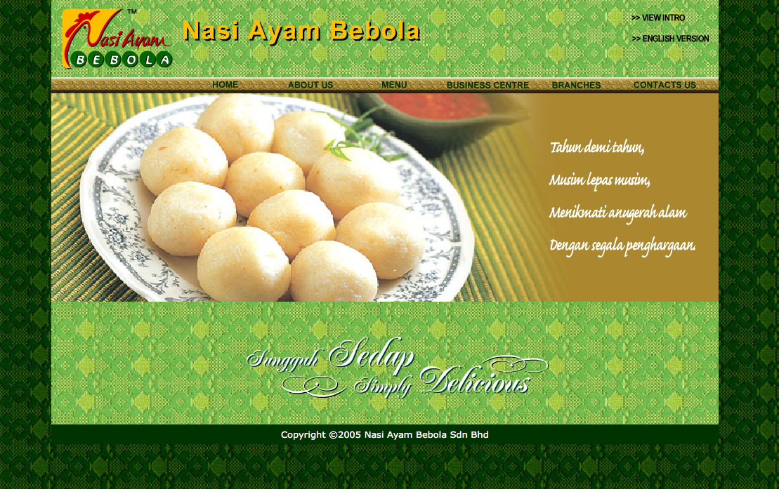 Nasi AYAM BEBOLA 马六甲鸡饭粒